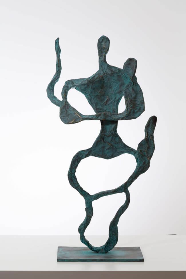 Katalog 2021 – Bronzeskulptur, Mutter oder Vater, Sabine Pelzmann