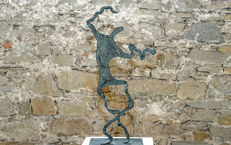 Bildungshaus Schloss Puchberg, Ausstellung, Sabine Pelzmann, Bronzeskulpturen, Wels, Bildhauerin